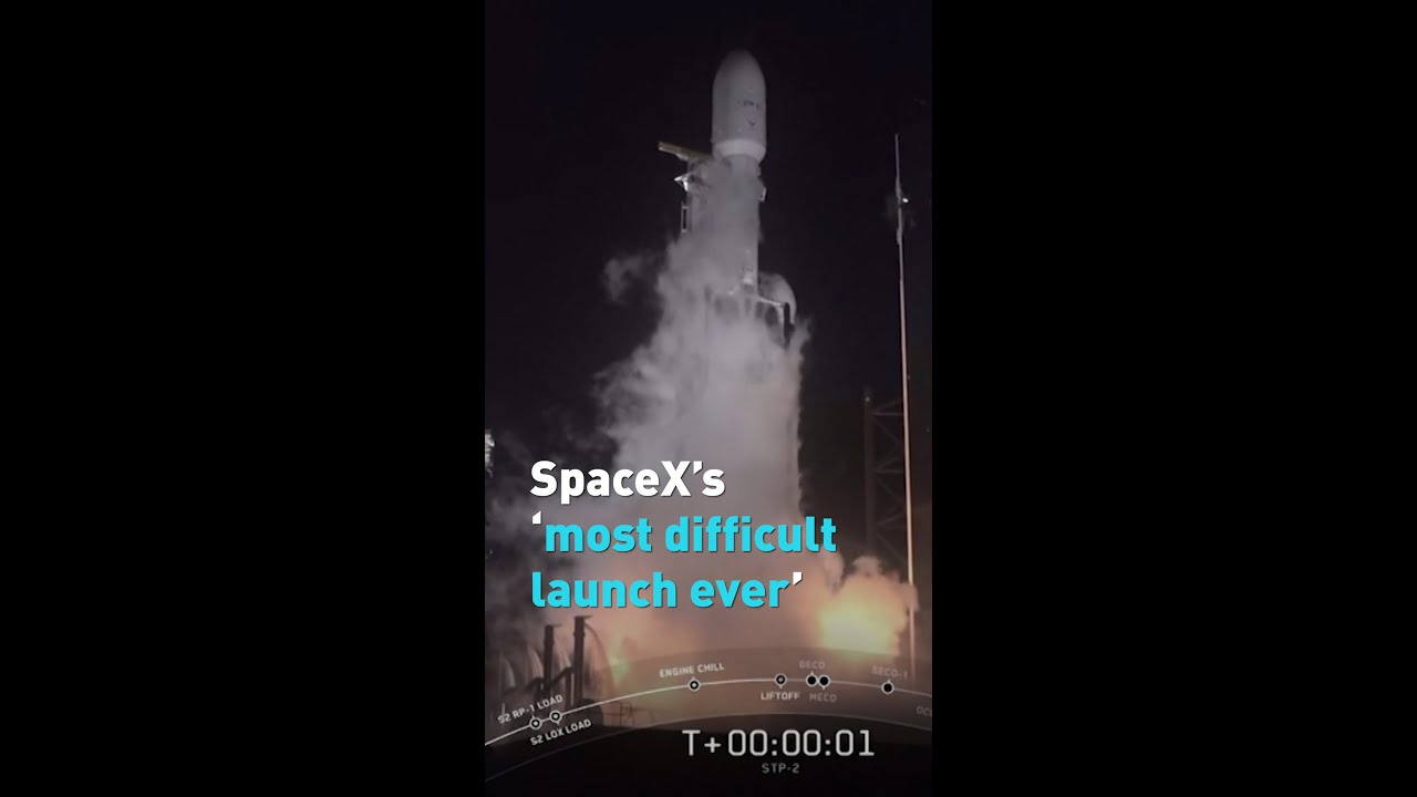 SpaceX&rsquo;s &lsquo;most difficult launch ever&rsquo;