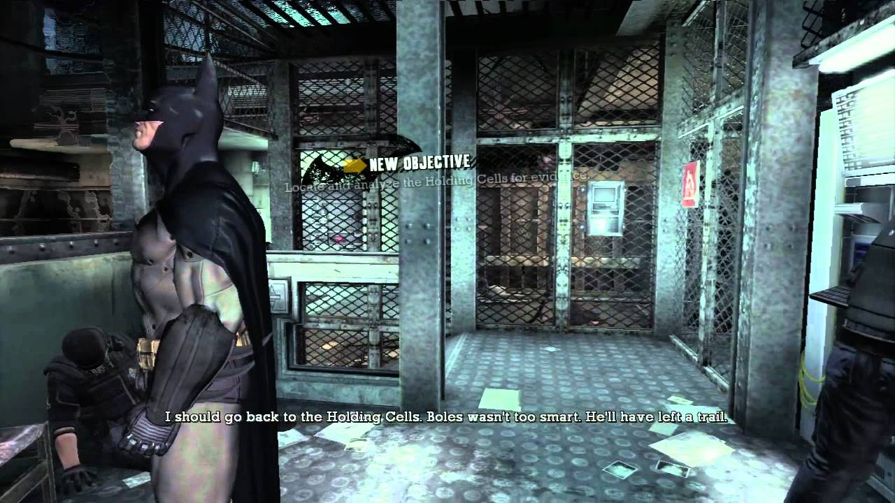 Batman Arkham Asylum (PS3) - 008, Secure Treatment Center, Transfer Loop, Holding Cells