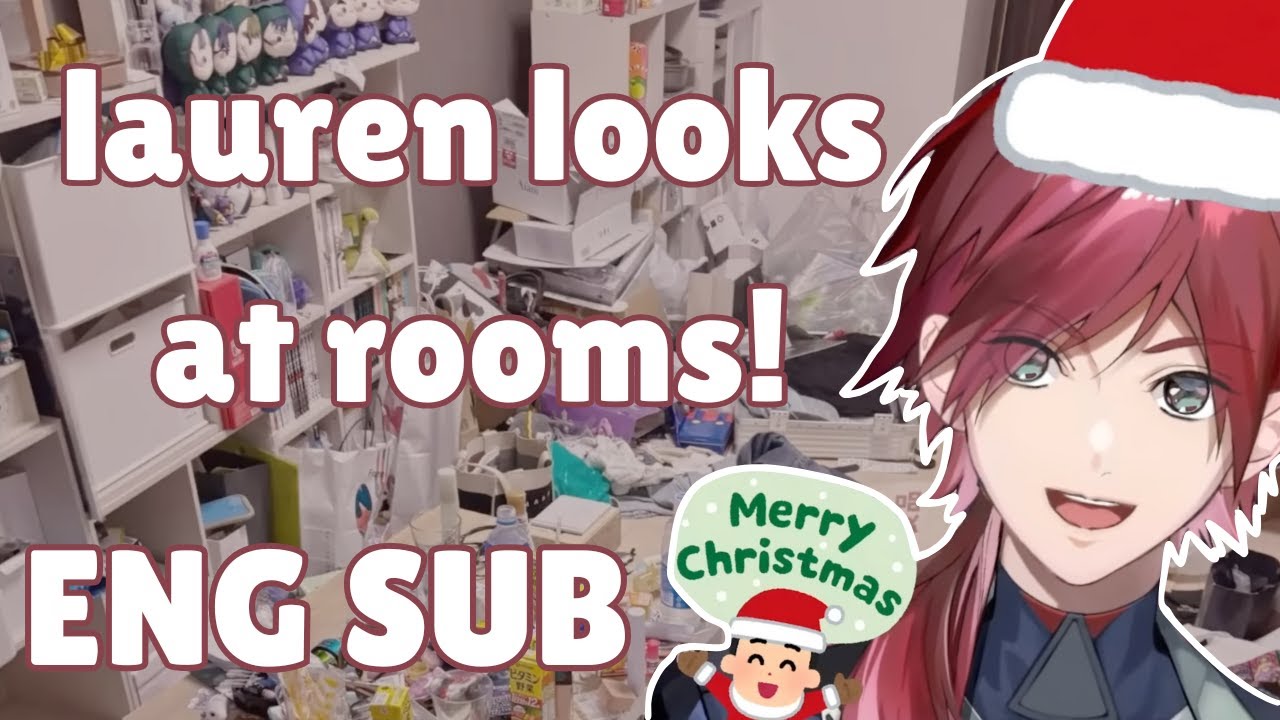 【NIJISANJI Lauren Iroas ENG SUB】lauren celebrates christmas and looks at viewer's rooms!