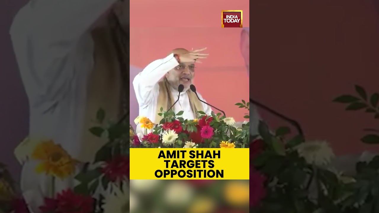 Amit Shah Targets Opposition Ahead of Bihar Polls