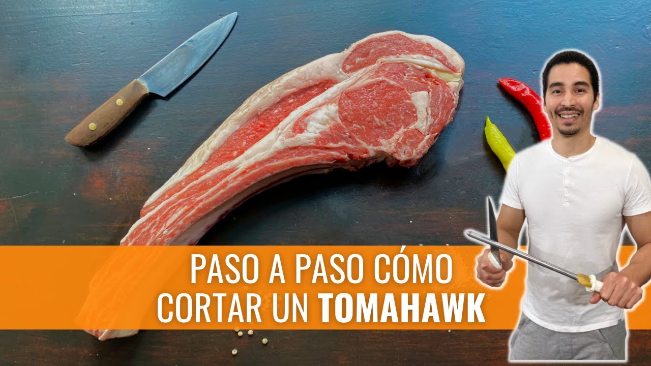 Como cortar un TOMAHAWK paso a paso | Carnicería