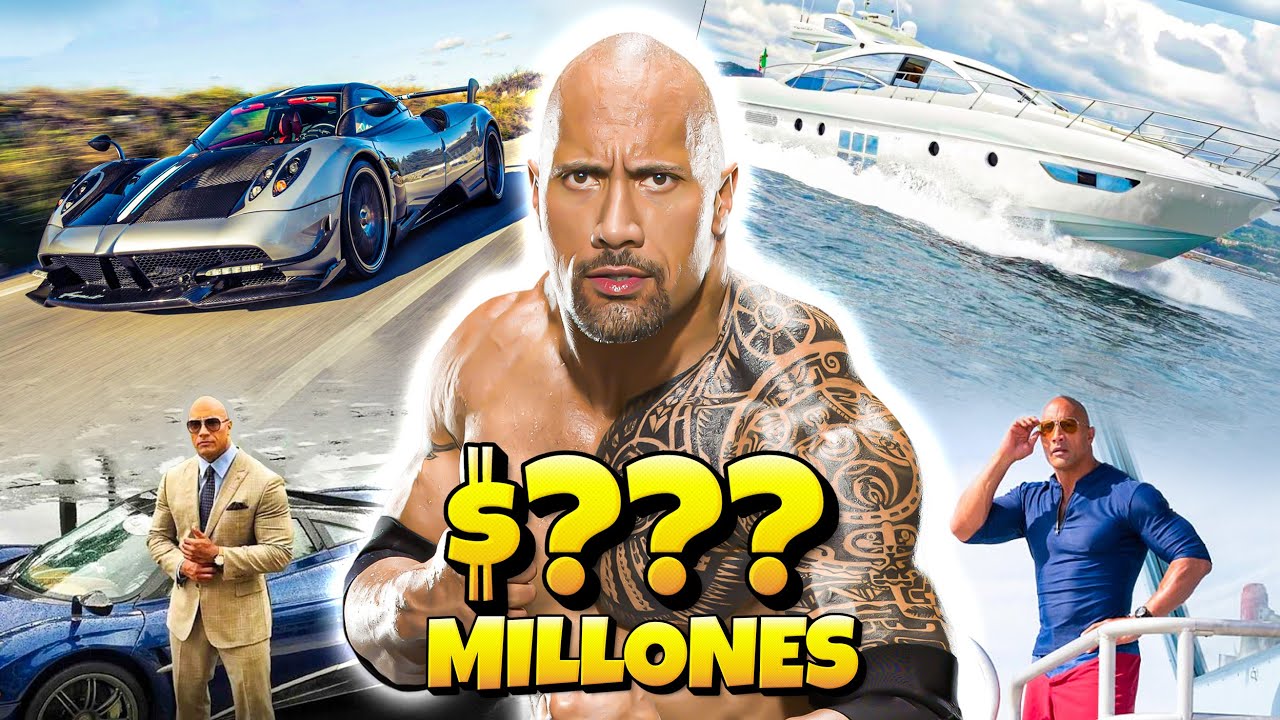 Así es la vida lujosa de The Rock | Coches, Mansiones, Yates, Relojes, Fortuna...