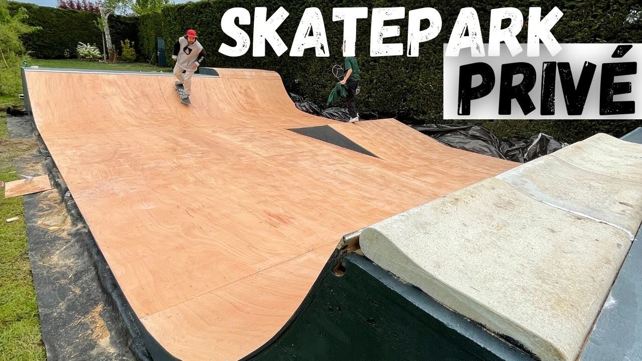 ON A FAIT CE MINI SKATEPARK PRIVÉ (une folie !)