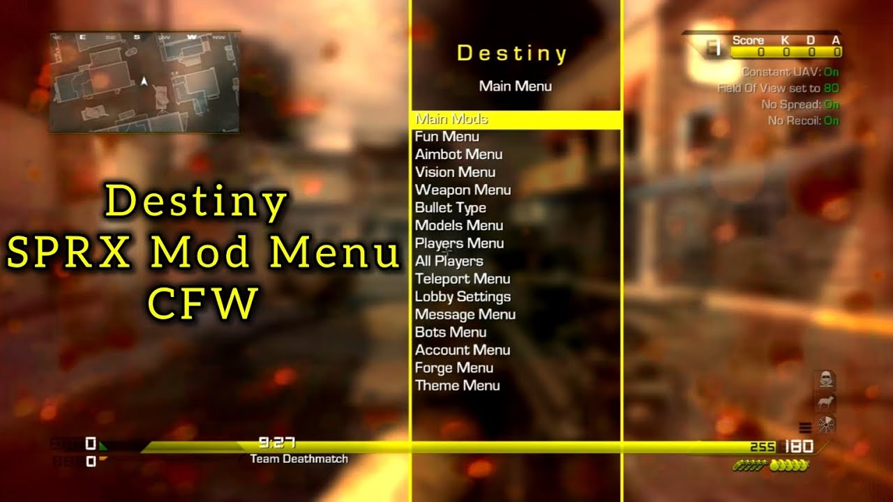 Ghosts | 1.16 | Destiny | Multiplayer | SPRX Mod Menu | (CFW) [+Download]