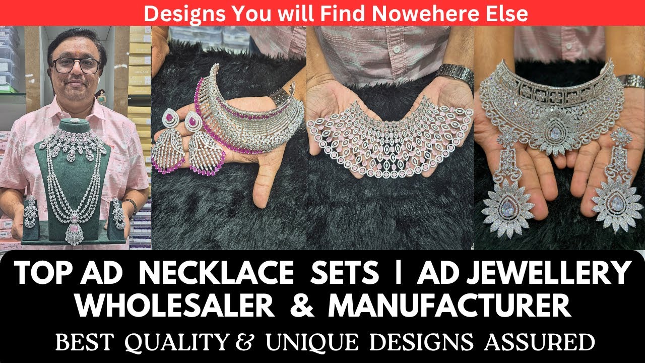 Amercian Diamond Jewellery - Best Designs | Biggest Manufacturer and Wholesaler in Kolkata, India