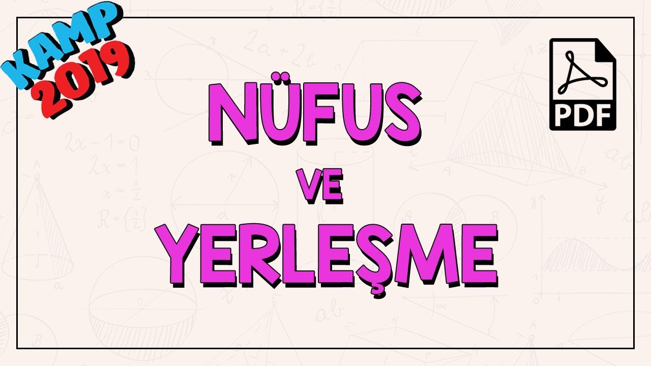 Nüfus ve Yerleşme (Yeryüzünde Nüfus Dağılışı)