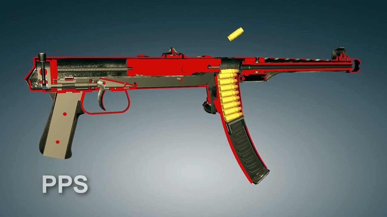 PPS Sudayev's submachine gun | 3dGun