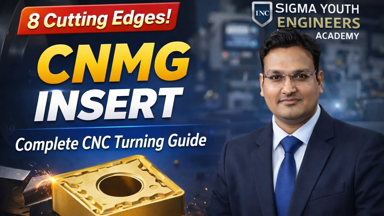 CNMG Insert Kya Hota Hai? | Complete CNC Turning Insert Guide - cnc tooling #cnctooling