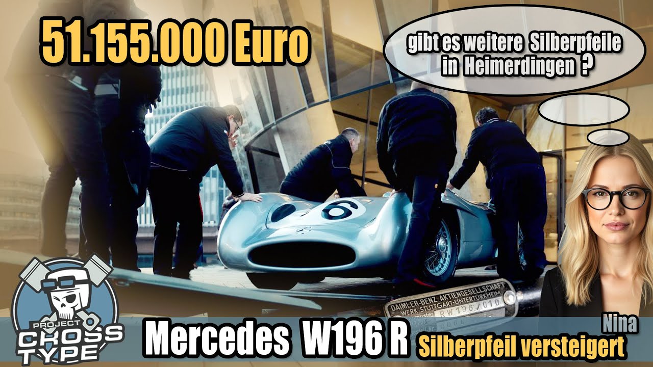Mercedes W196 R Silberpfeil für 51 Millionen im Mercedes Museum versteigert