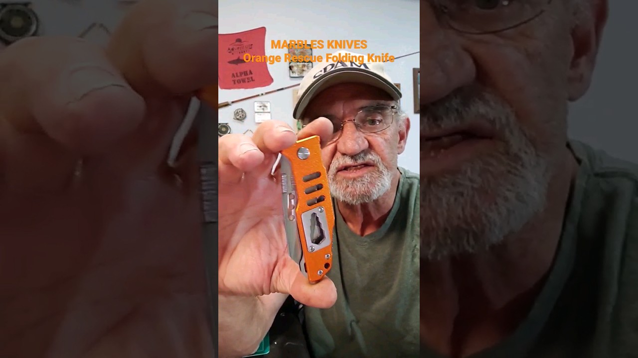 EDC RESCUE KNIFE. From Marbles Knives. Great budget knife for your car EDC carry.