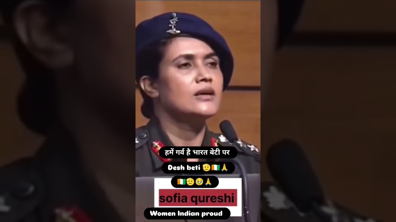 Colonel Sofia Qureshi Speech 