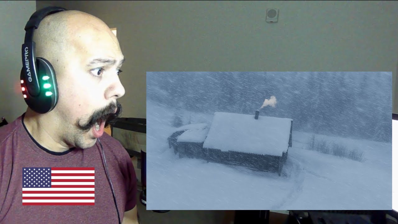 Reacting to The BLIZZARD Hit Suddenly  Shelter in an ABANDONED Mountain Cabin!