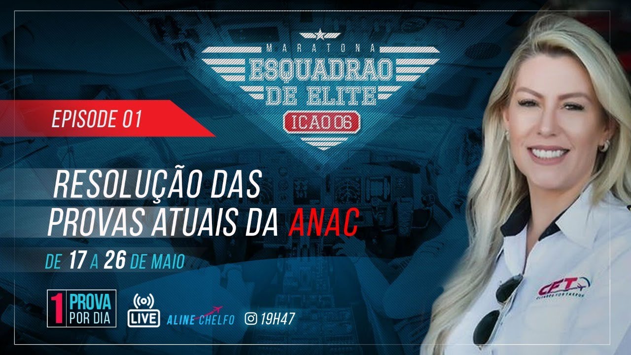 Prova ICAO para Pilotos (SDEA-ANAC) #MaratonaEsquadraoDeElite ICAO6