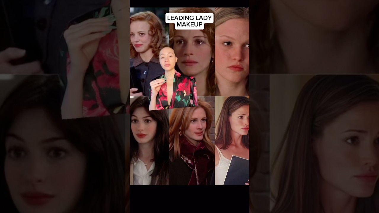 Leading lady makeup tutorial - think early 2000s fall romantic comedy