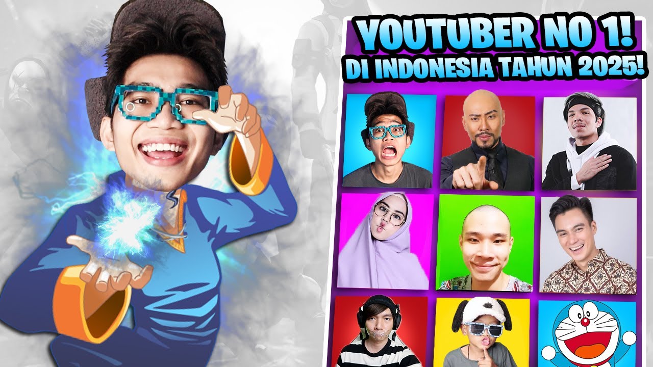 GILAA!!! RAMALAN 98% BENAR YOUTUBER NOMOR 1 INDONESIA DI TAHUN 2025!!!