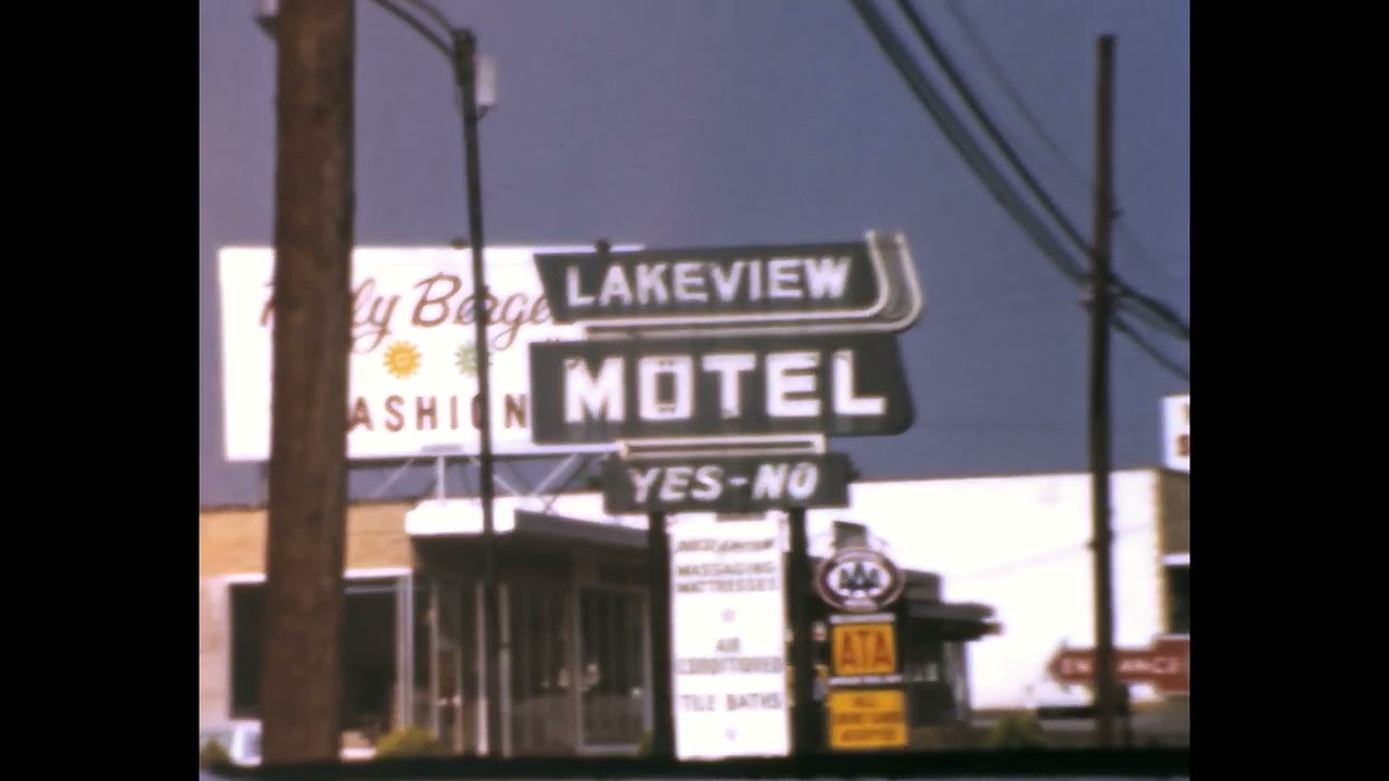 Crossing into Detroit & Driving Through Mid-Century America (1950s–60s Home Movie