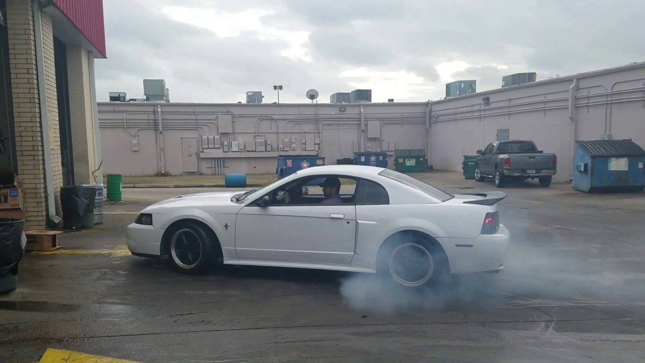 281 Mustang GT burnout