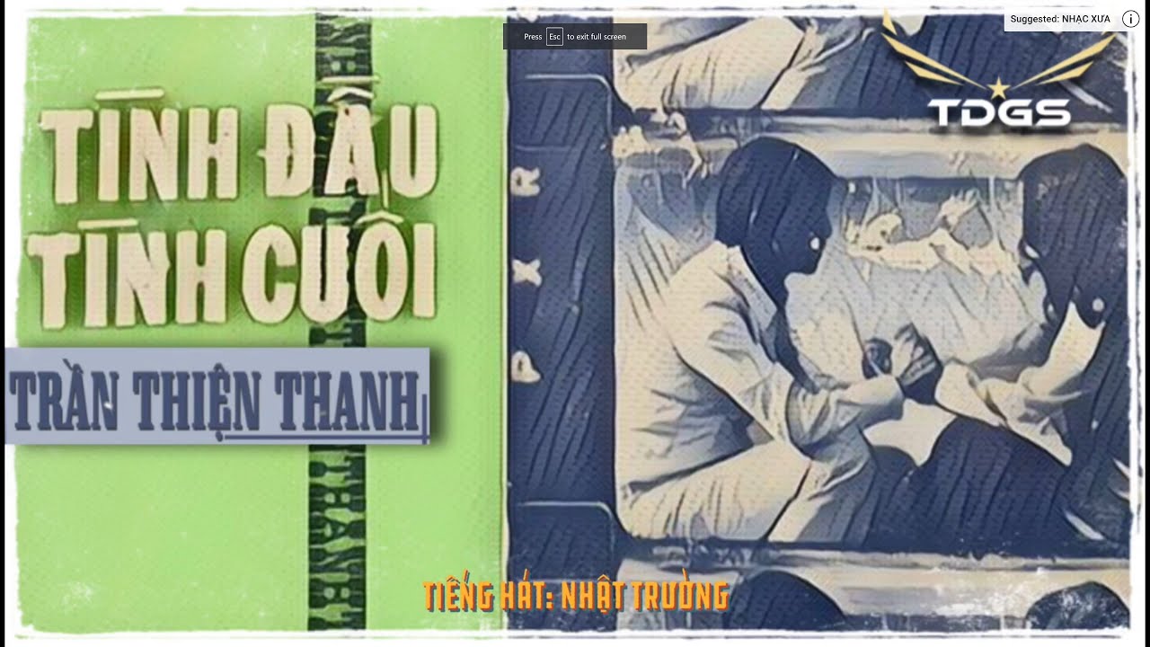 TÌNH ĐẦU TÌNH CUỐI | TRẦN THIỆN THANH | NHẬT TRƯỜNG - Nhạc Xưa Lossless Trước 1975
