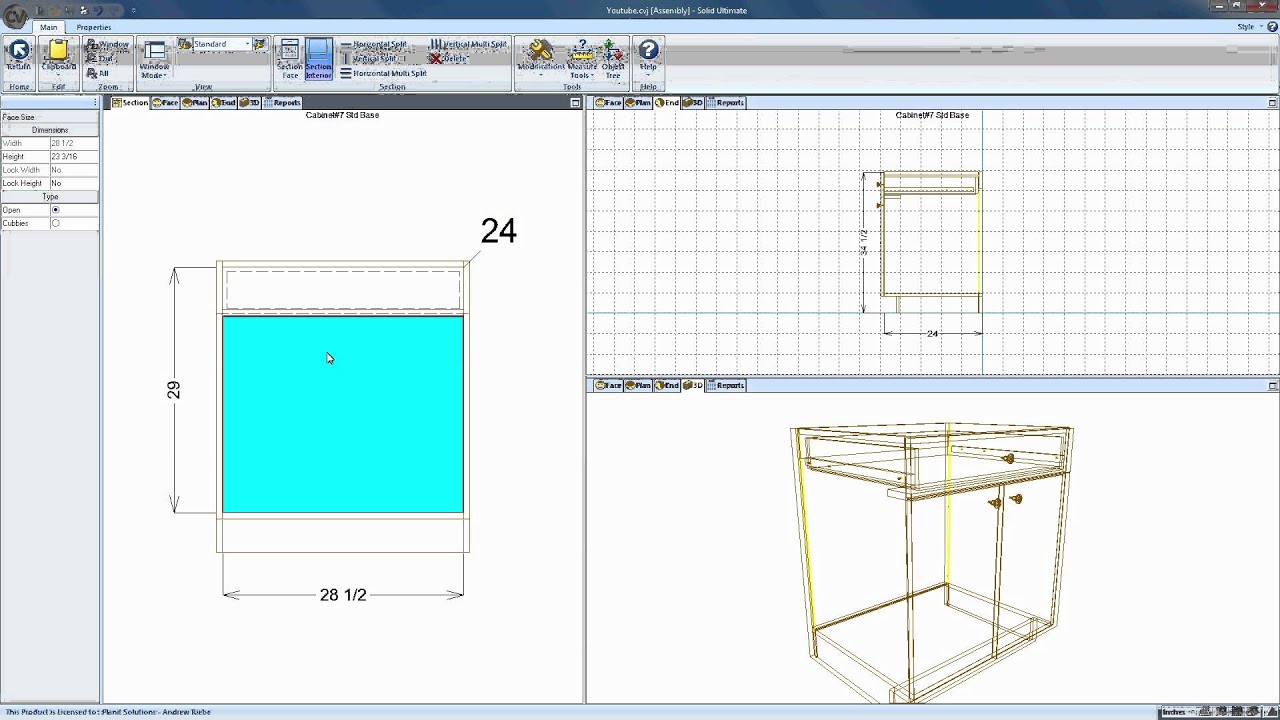 Modifying Objects and Saving Them in Cabinet Vision