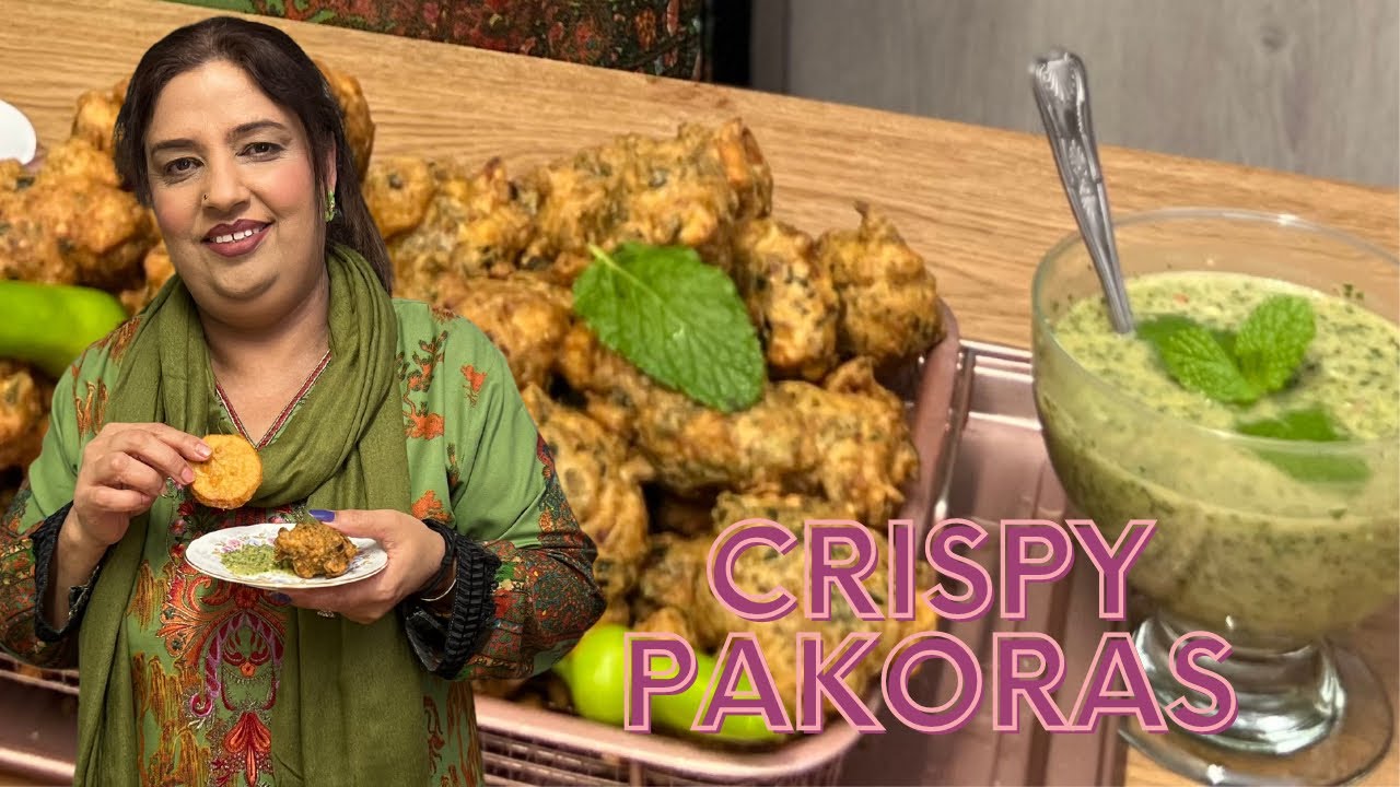 Crispy Pakora Recipe | Snowing outside ❄️#pakistanifood #reflexion #cookingvlogs #familytime