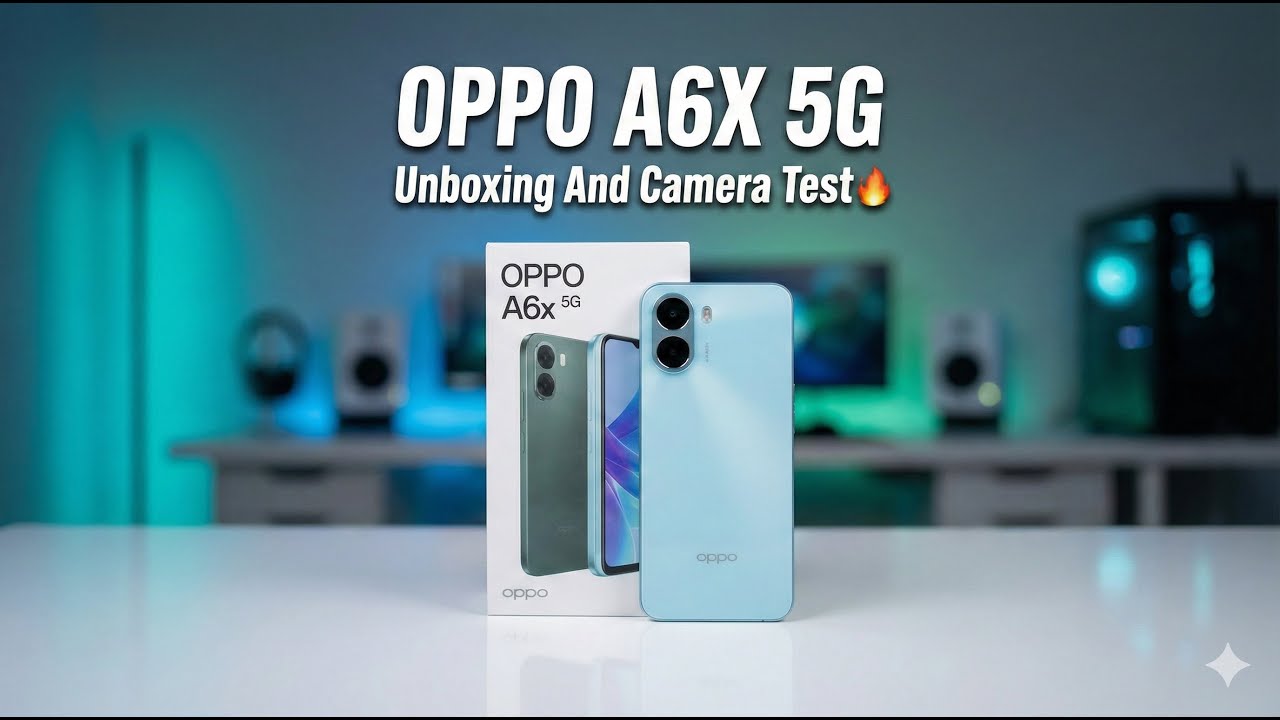 OPPO A6X 5G Unboxing & Camera Test 🔥 | #oppoa6x #opponewphone #unboxing #cameratest
