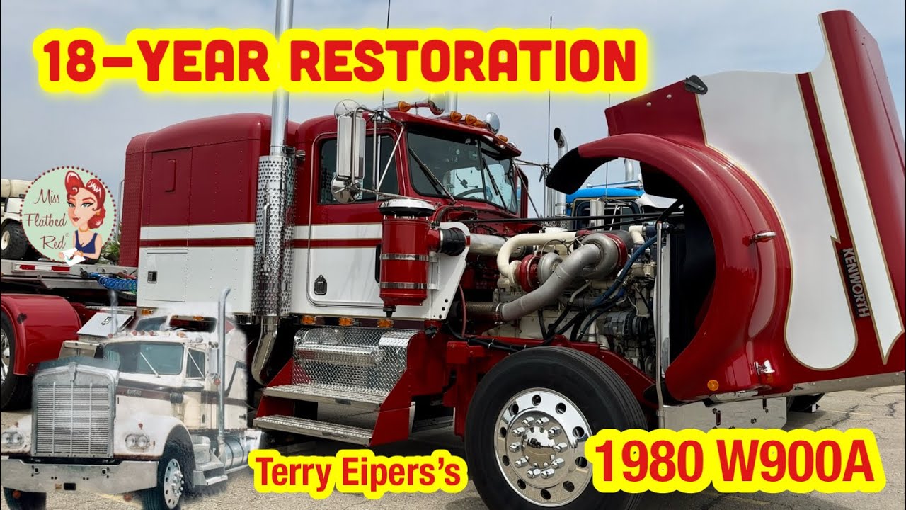FOR SALE!! 18-Year Restoration: Terry Eipers's W900A Kenworth Truck Tour