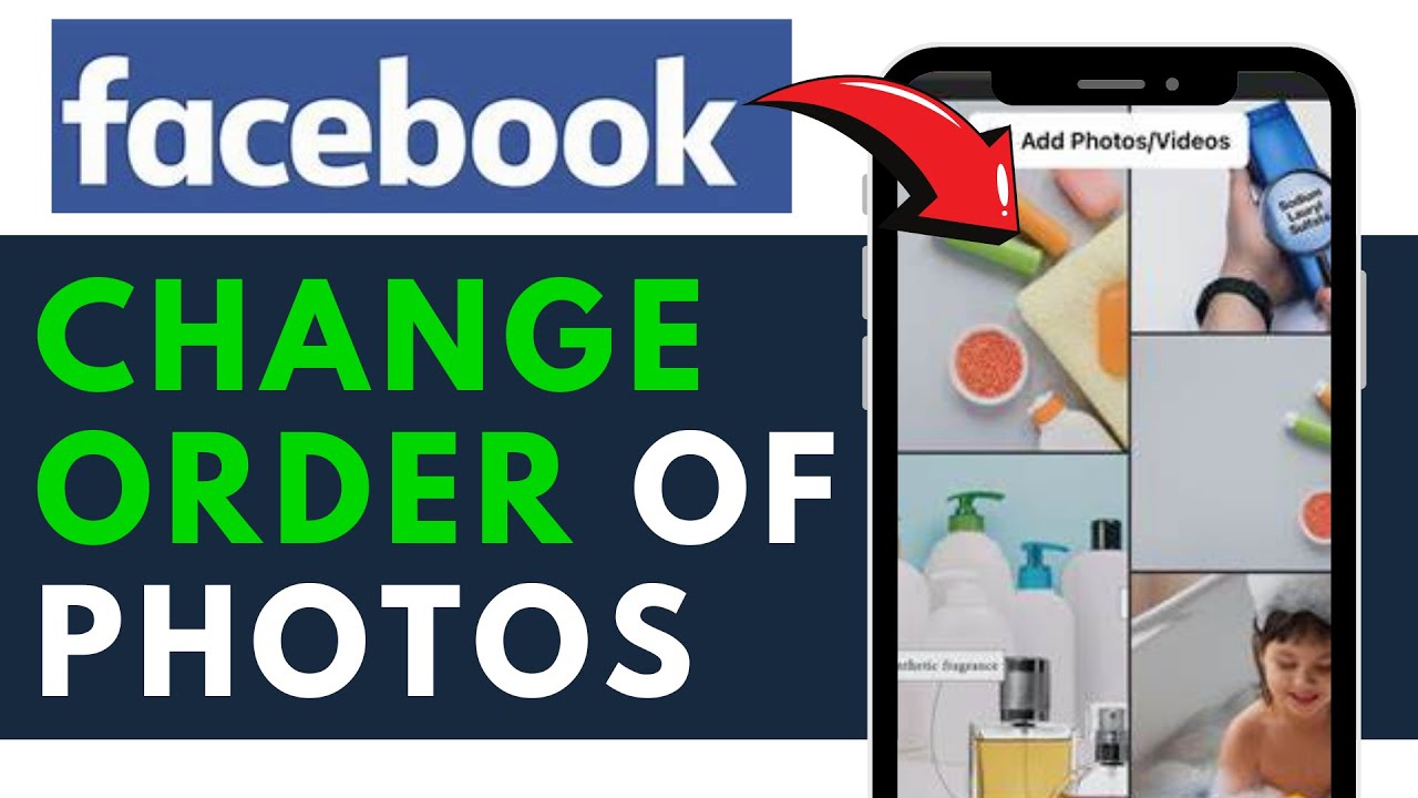 How to Change Order of Photos in Facebook Post 2025 | Rearrange Reorder Photos (FAST!)
