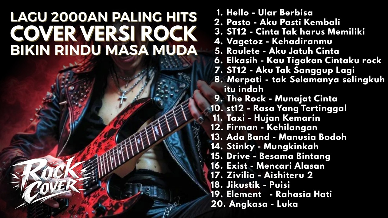 TOP 20 Rock Cover Lagu 2000an Indonesia Terbaik 2026 |🎸 Kenangan Remaja Versi Keras & Epik