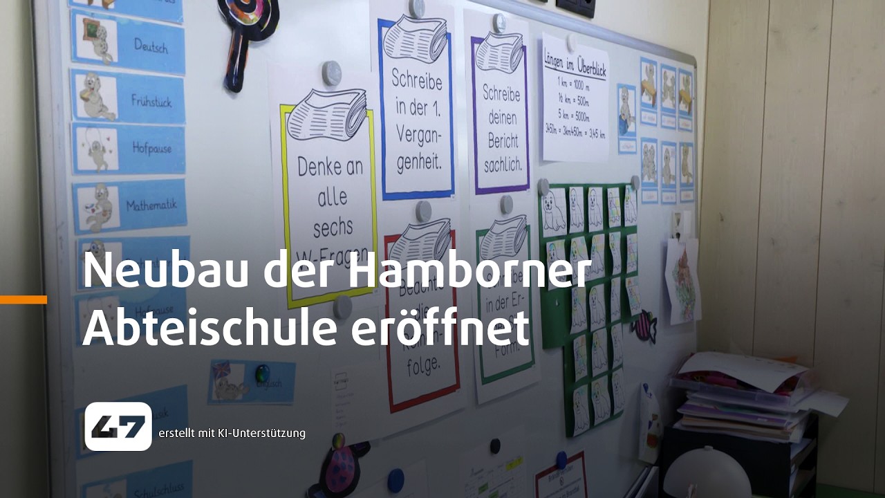 STUDIO 47 .live | NEUBAU DER HAMBORNER ABTEISCHULE ERÖFFNET
