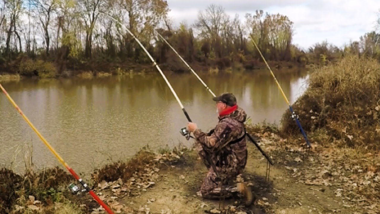 Fall catfishing the Poteau river