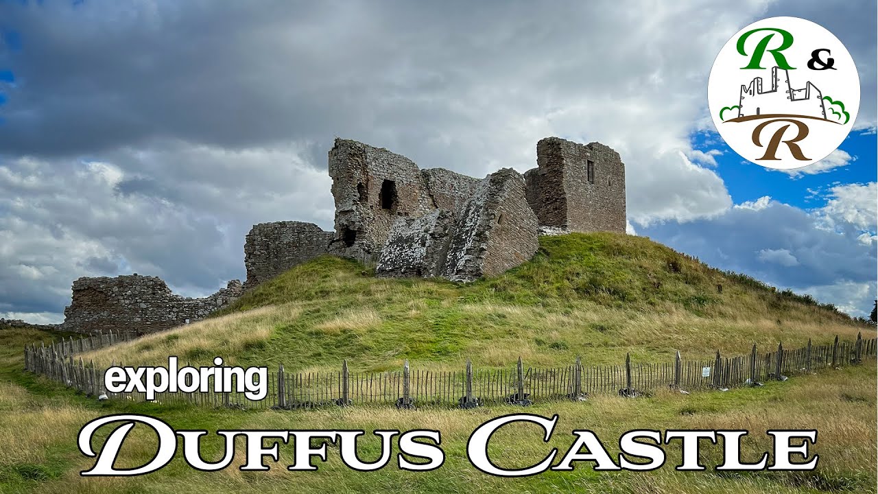 Exploring Duffus Castle, Elgin, Scotland. A short history while we wander the ruins