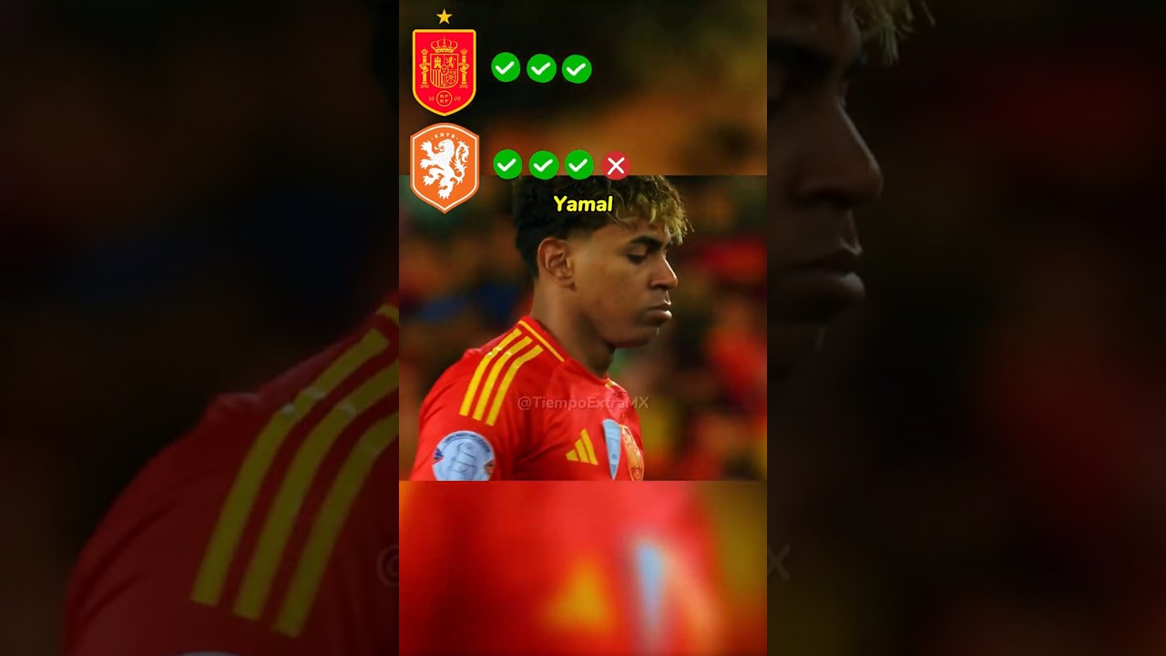 Espa&ntilde;a vs Paises Bajos 2025 Penaltis Penales #football #footballshorts #futbol