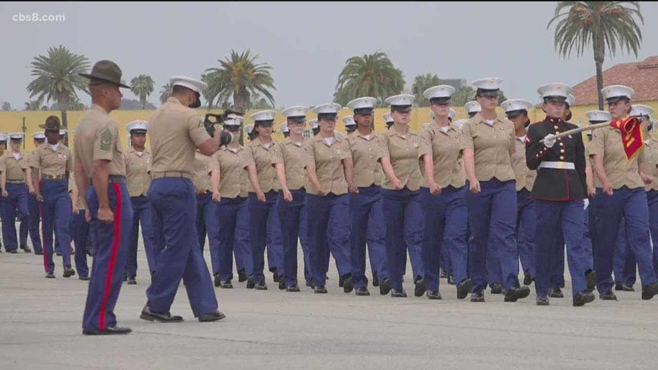 Graduation Day for first female Marines ever trained on West Coast