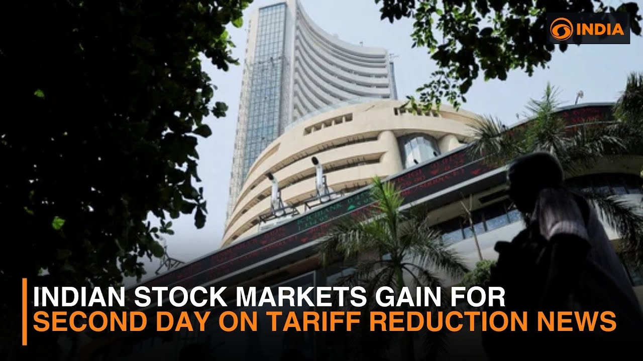 Indian Stock Markets Gain for Second Day on Tariff Reduction News
