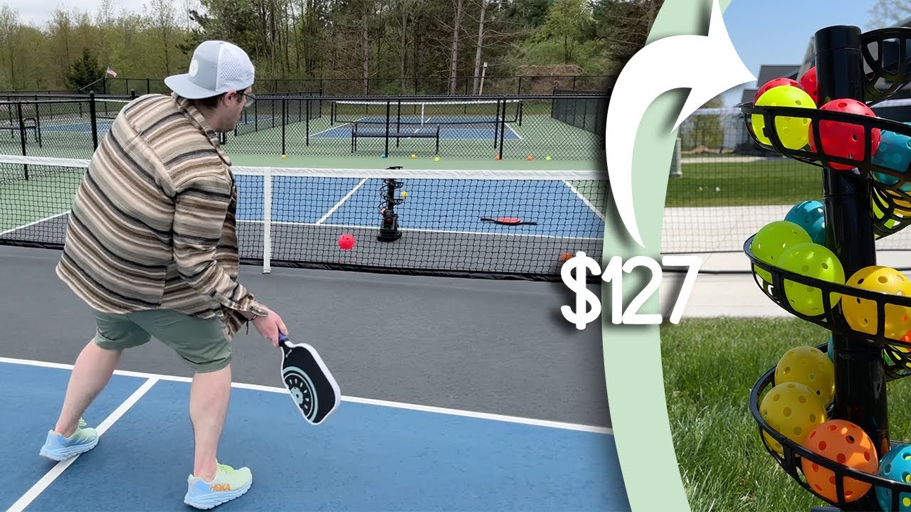 Best 'bang for your buck' PICKLEBALL Launcher Practice Machine | Furlihong 6802BH Tennis Launcher