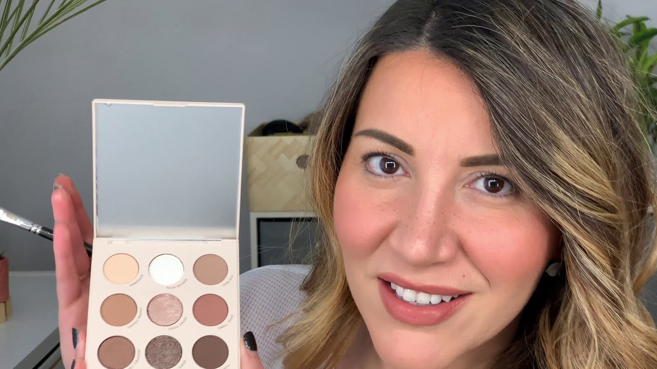 ASMR - Lo-fi Makeup application and review using COLOURPOP GOING COCONUTS PALETTE