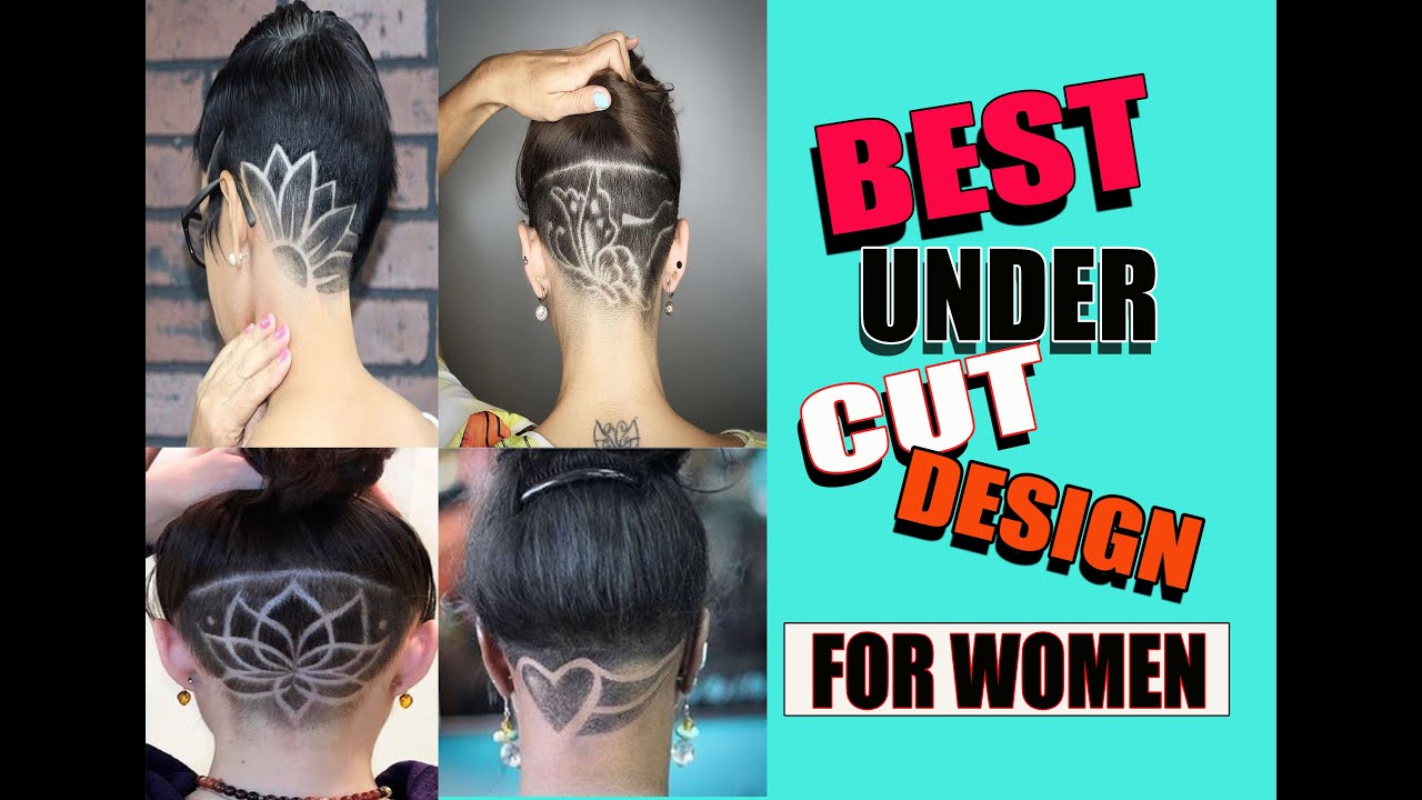 Types Of Different Undercut HairstylesFor Women|Women's Haircuts with back undercut design.
