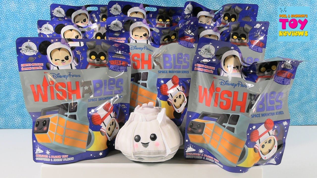 Wishables Space Mountain Series Disney Parks Blind Bag Plush Opening | PSToyReviews
