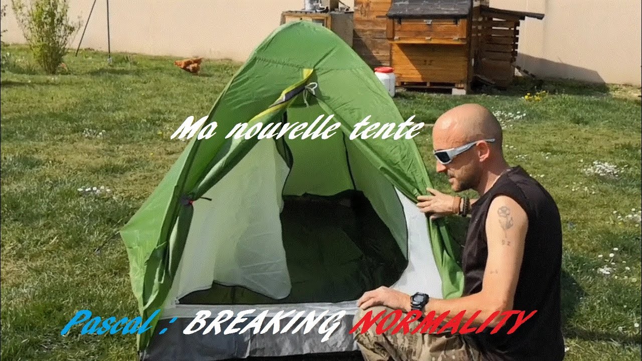 Ma nouvelle tente de rando
