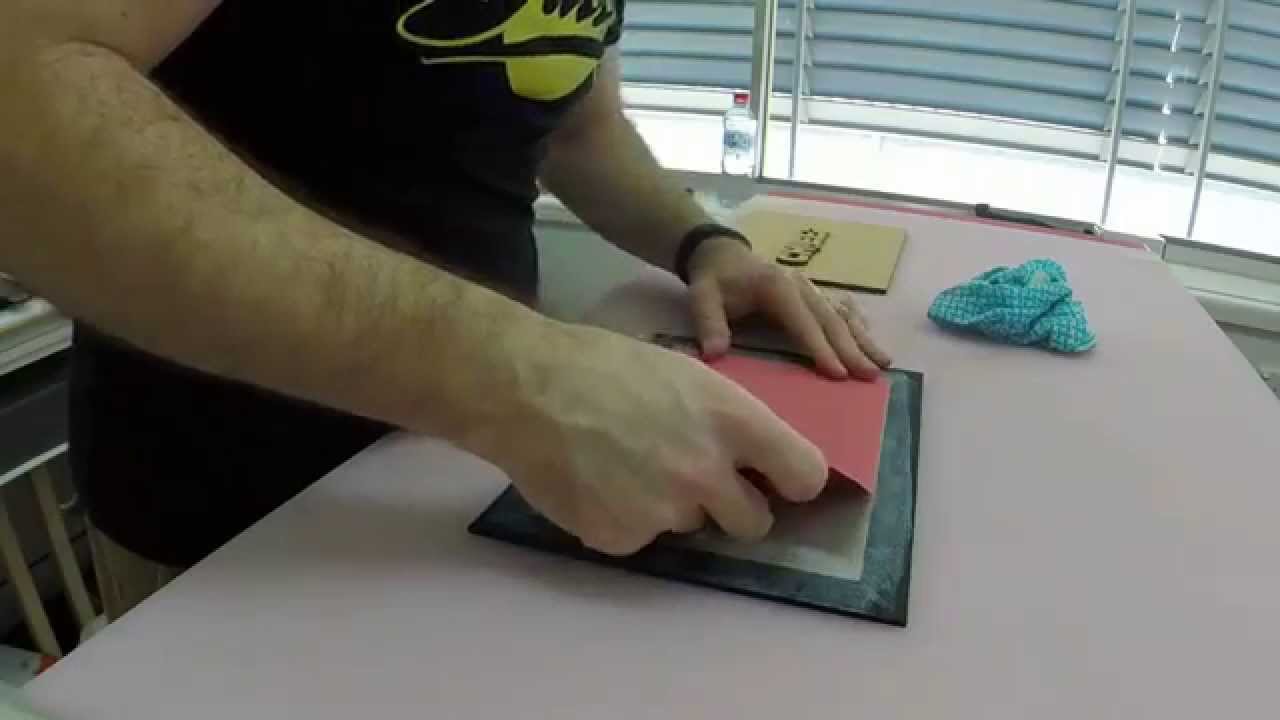 Debossed and Laser Cut Book Cover