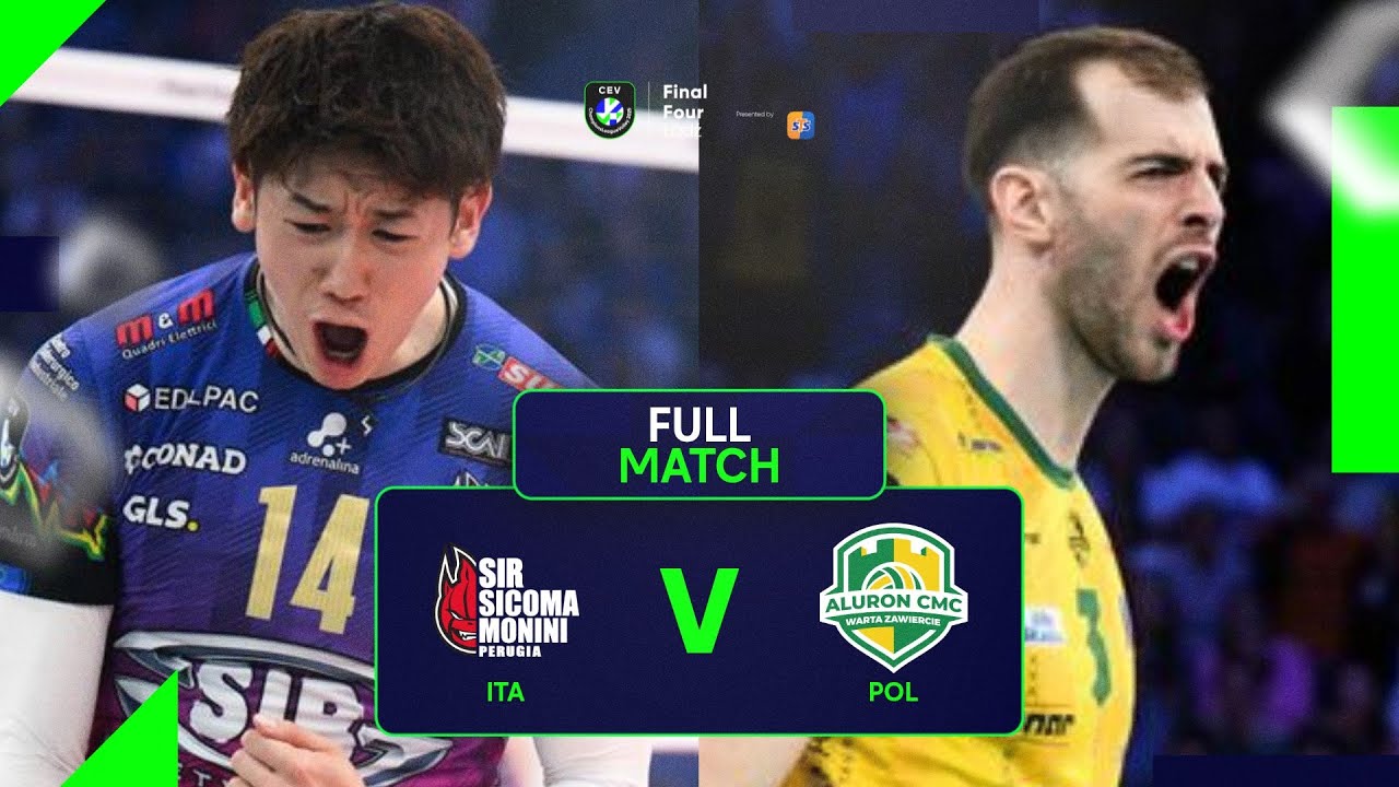 The Final I Aluron vs Perugia I CEV Champions League Volley 2025 I Final Four Lodz