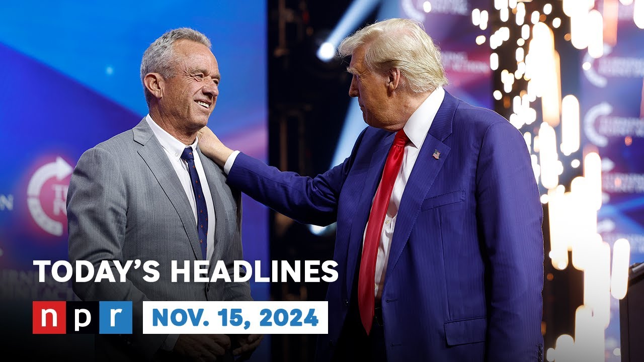 Trump Taps RFK Jr. To 'Make America Healthy Again' | NPR News Now