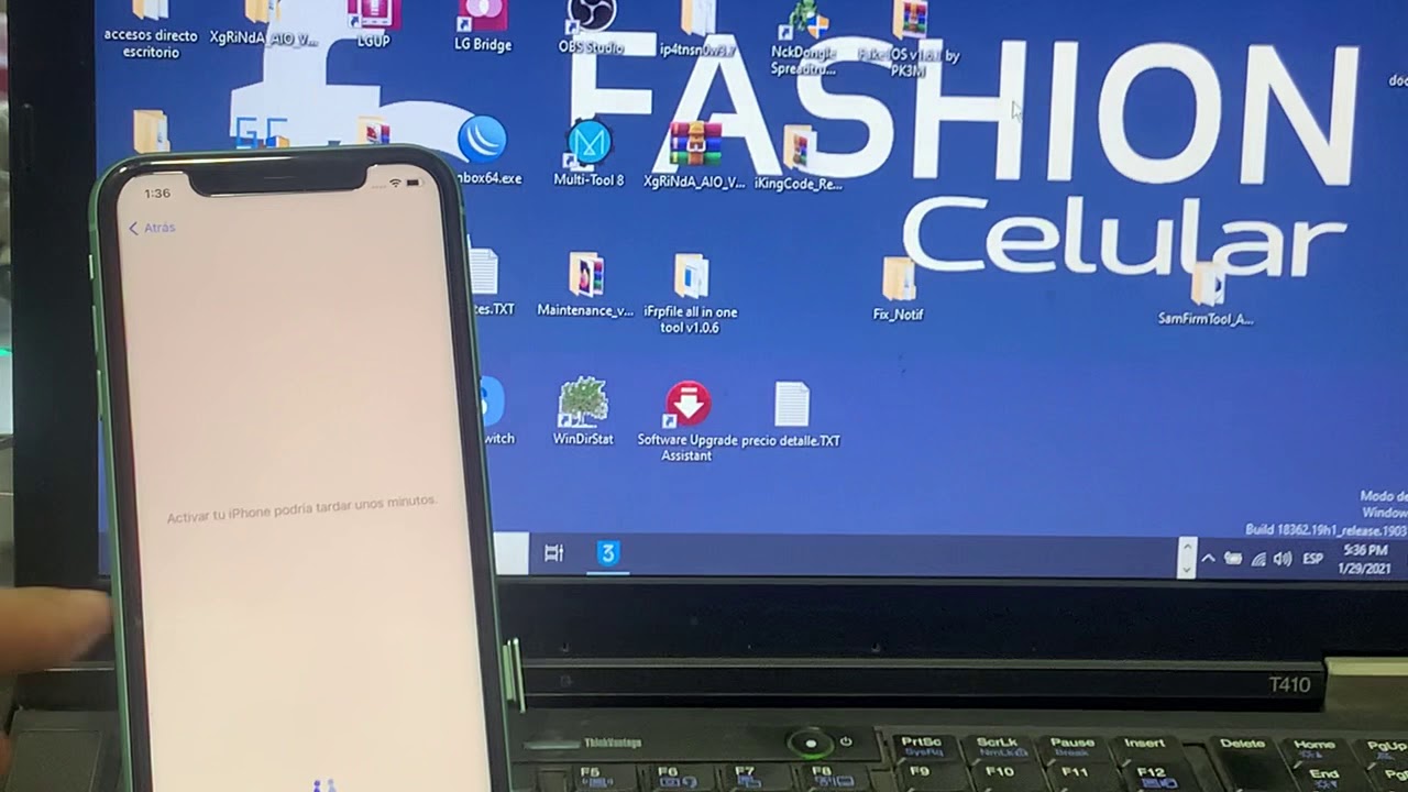 Como hacer Bypass MDM y Desbloqueo Semi Factory iPhone 11 iOS 14.4 Unthetered full apagar y encender