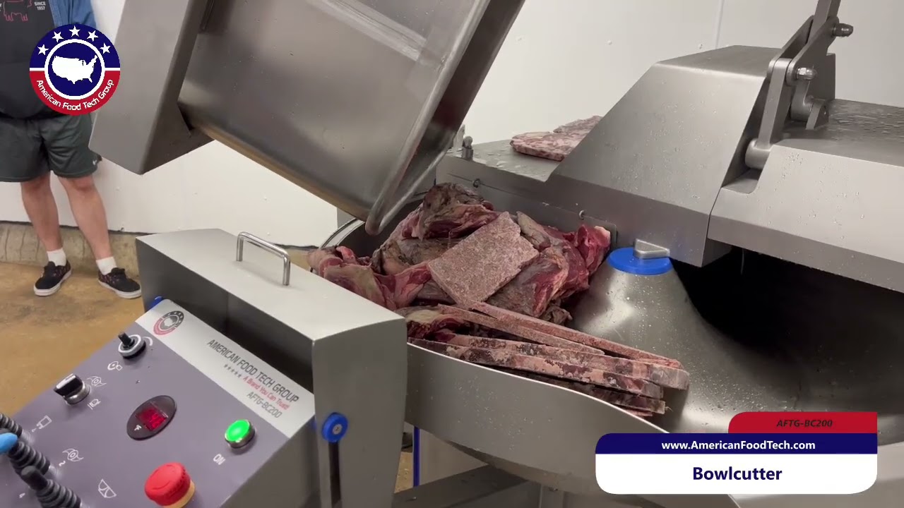 American Food Tech BC200: The Ultimate 200L Industrial Bowl Cutter