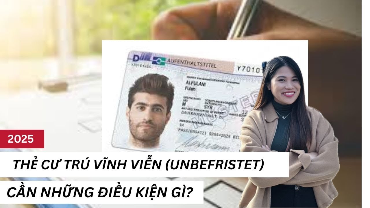 Điều kiện xin THẺ CƯ TRÚ VĨNH VIỄN (unbefristet) ở ĐỨC