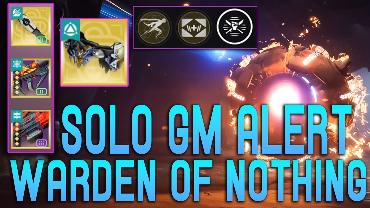 Solo Grandmaster Alert Warden of Nothing on Prismatic Titan Meta Build! Destiny 2 Renegades