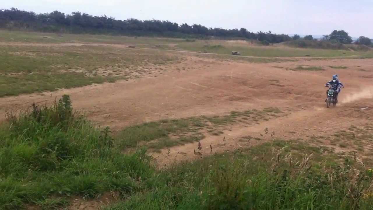 first jumps on my super stomp 125