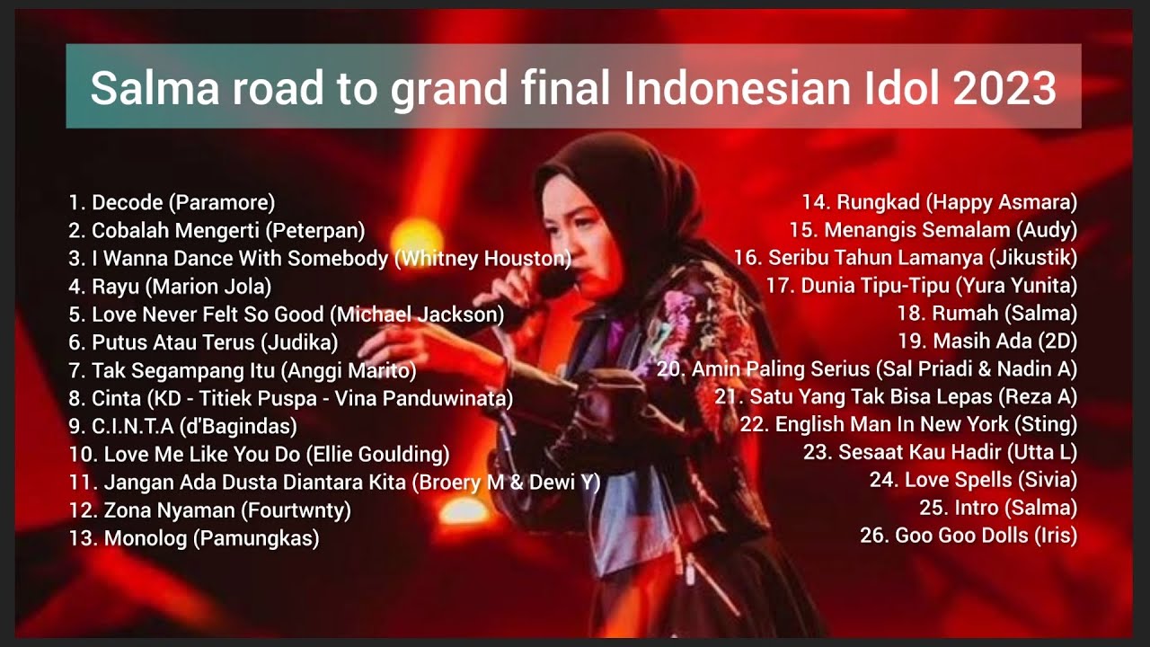 Salma Indonesian Idol 2023 Road to Grand Final
