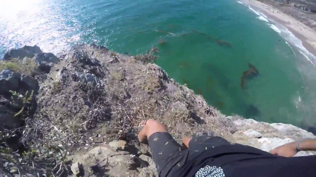 Cliff Jump Fail