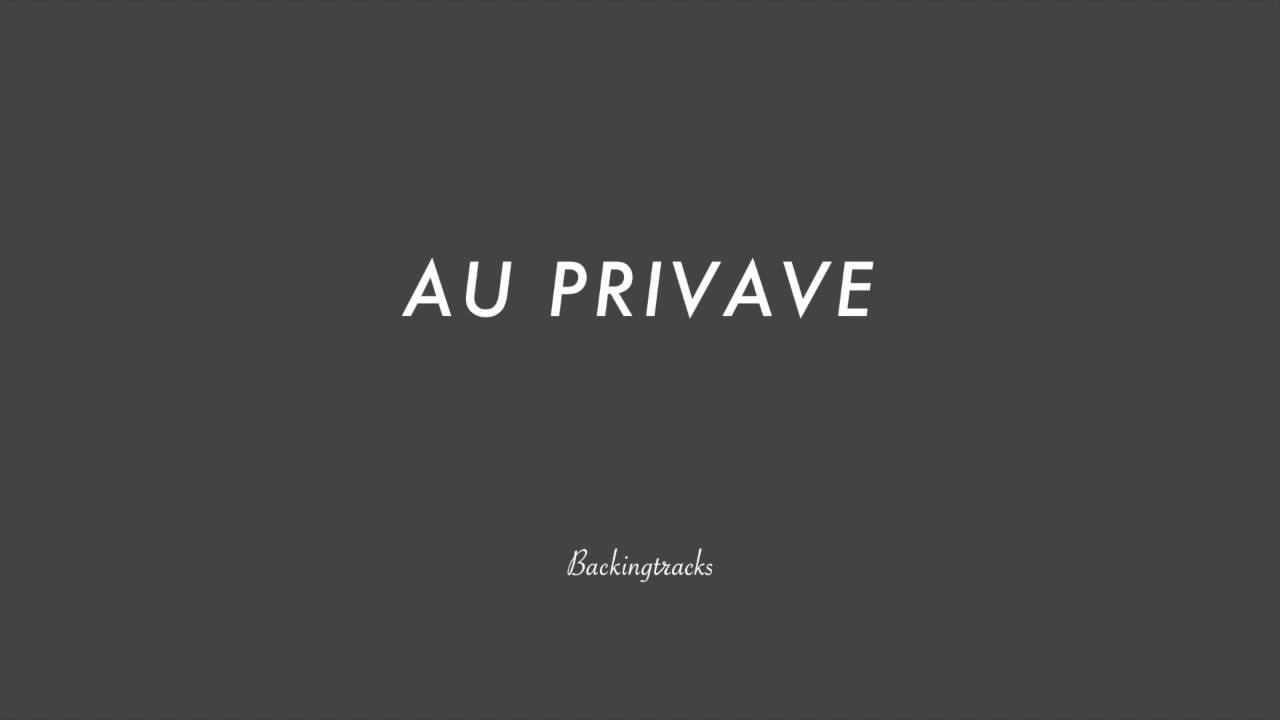 Au Privave chord progression - Backing Track Play Along Jazz Standard Bible The Real Book